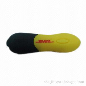 USB flash disk, 4GB capacity, plastic commercial style, promotional gift
